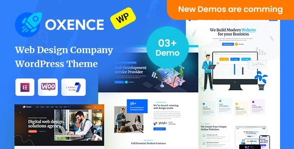 Oxence – Web Design Agency Elementor WordPress Theme